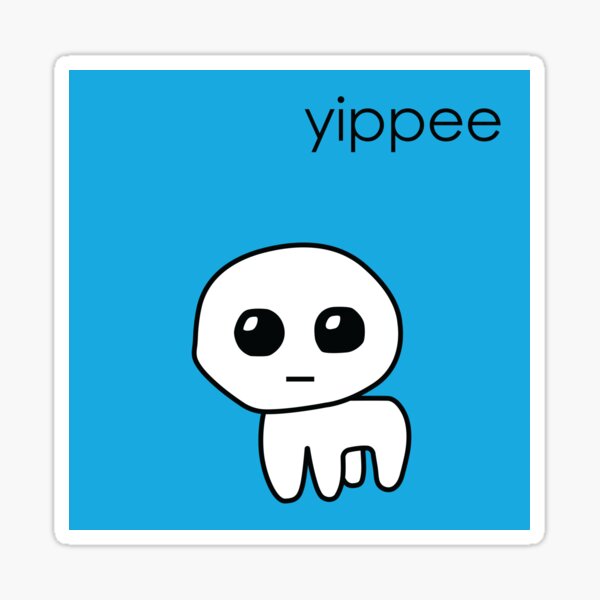 Yippee TBH Creature Meme Sticker for Sale by fomodesigns