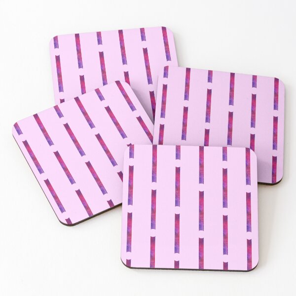 Item preview, Pink and purple vertical striped designed and sold by lausn.