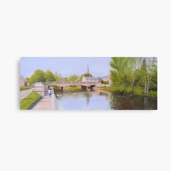 Morpeth - where I was dragged up. Canvas Print