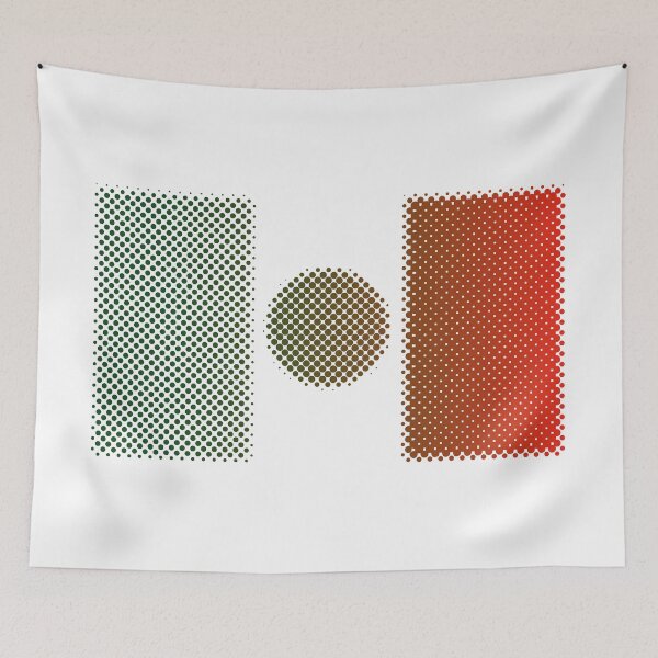 Item preview, Mexico Flag - Green White and Red G2 designed and sold by boltjesdesign.