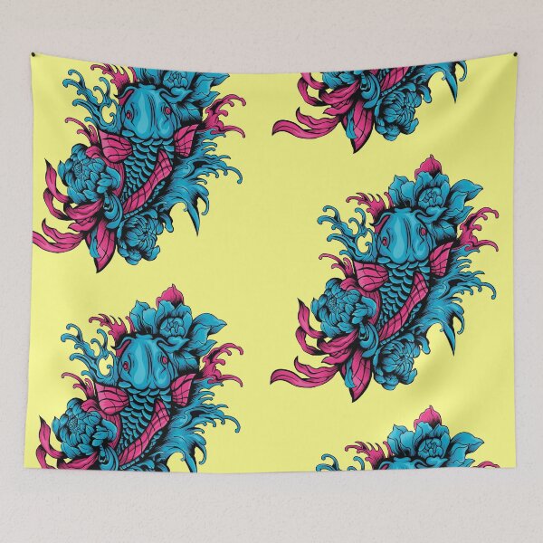 Item preview, Japanese Theme Koi Fish  designed and sold by Marvs29.