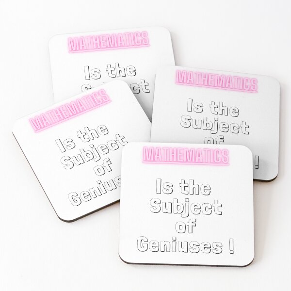 Item preview, Mathematics is the subject of geniuses  designed and sold by hassbelo.