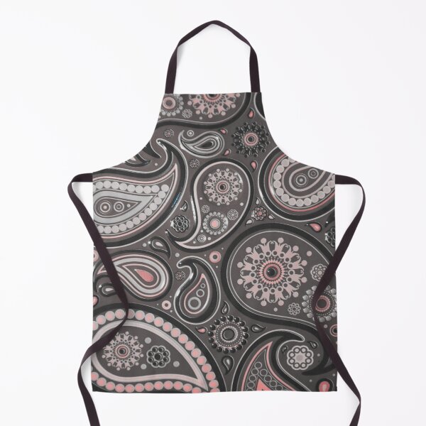 Item preview, Pink and Black Paisley Pattern designed and sold by antevasinart.