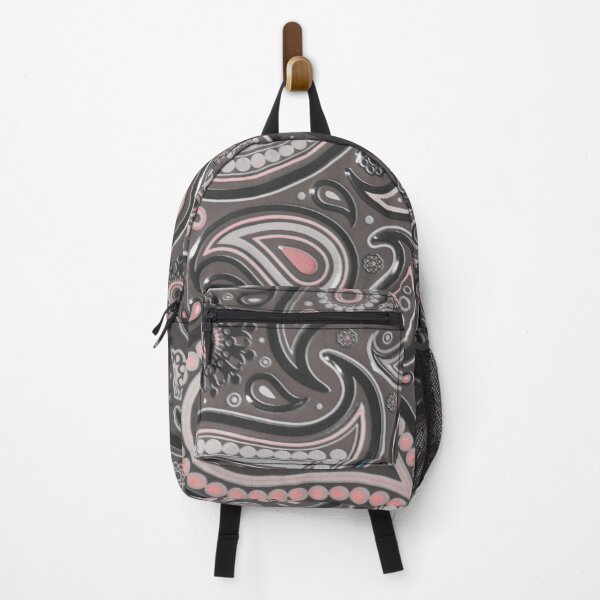 Item preview, Pink and Black Paisley Pattern designed and sold by antevasinart.