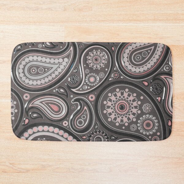 Item preview, Pink and Black Paisley Pattern designed and sold by antevasinart.