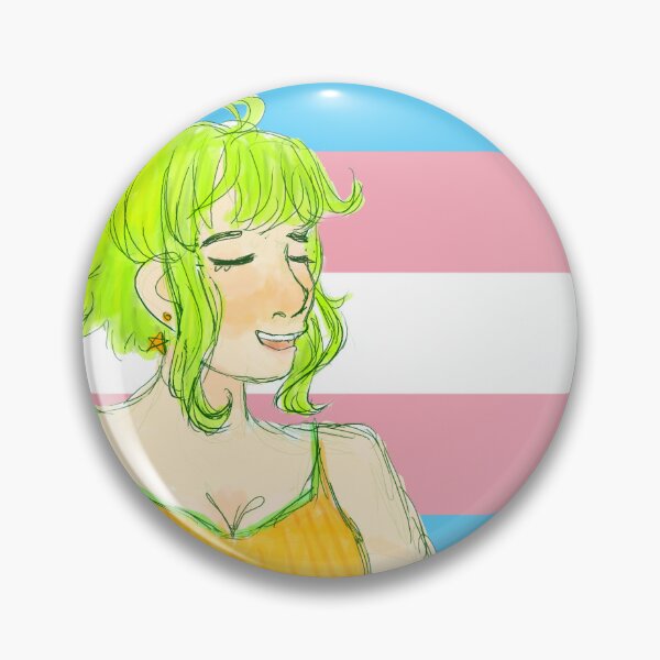Item preview, VOCALOID Megpoid Gumi Transgender Trans Flag  designed and sold by Holli Anderson.
