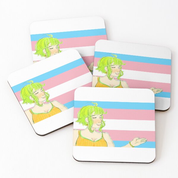 Item preview, VOCALOID Megpoid Gumi Transgender Trans Flag  designed and sold by Holli Anderson.