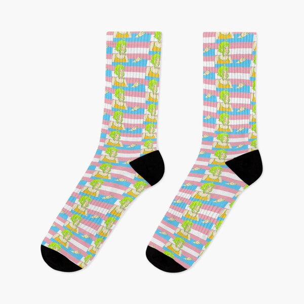 Item preview, VOCALOID Megpoid Gumi Transgender Trans Flag  designed and sold by Holli Anderson.