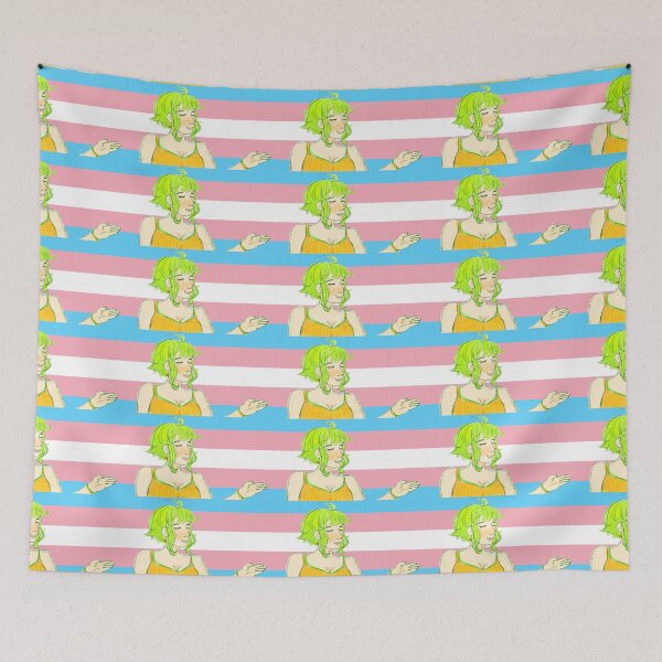 Item preview, VOCALOID Megpoid Gumi Transgender Trans Flag  designed and sold by Holli Anderson.