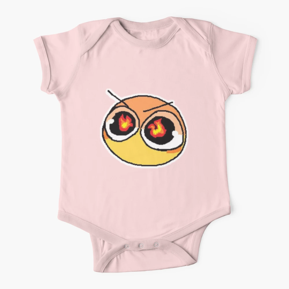 your biggest fan - adorable cursed emoji Baby One-Piece for Sale