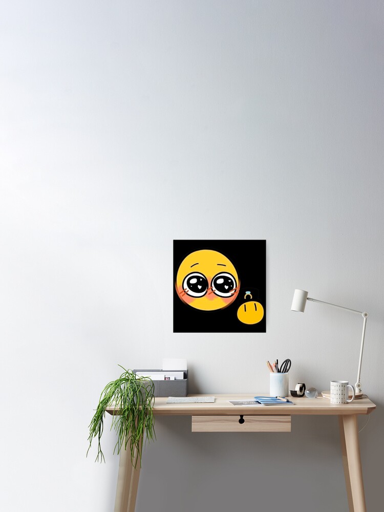 blushhhhh - adorable cursed emoji Spiral Notebook for Sale by