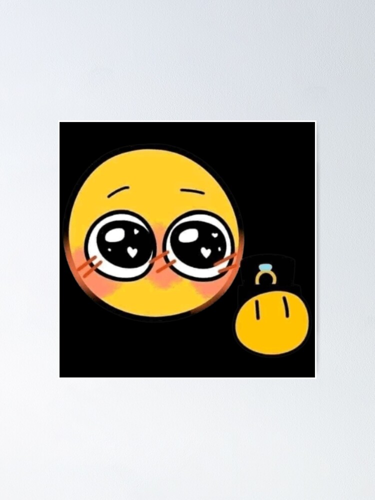 gosh darn it ! love you too much! - adorable cursed emoji Sticker for Sale  by Blue Pencil