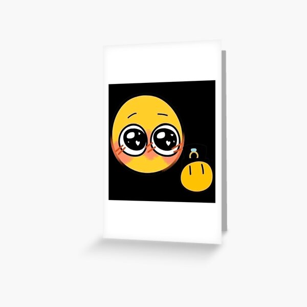blushhhhh - adorable cursed emoji | Postcard