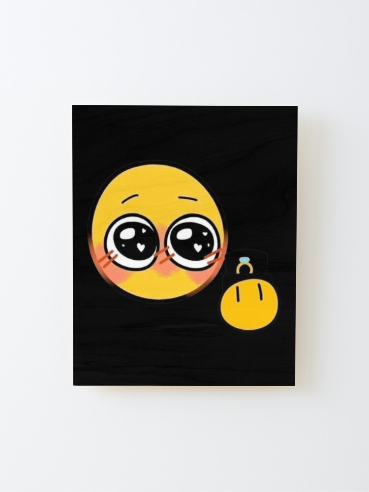 Cute cursed emoji | Art Print