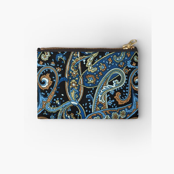 Item preview, Blue and Black Paisley Pattern designed and sold by antevasinart.