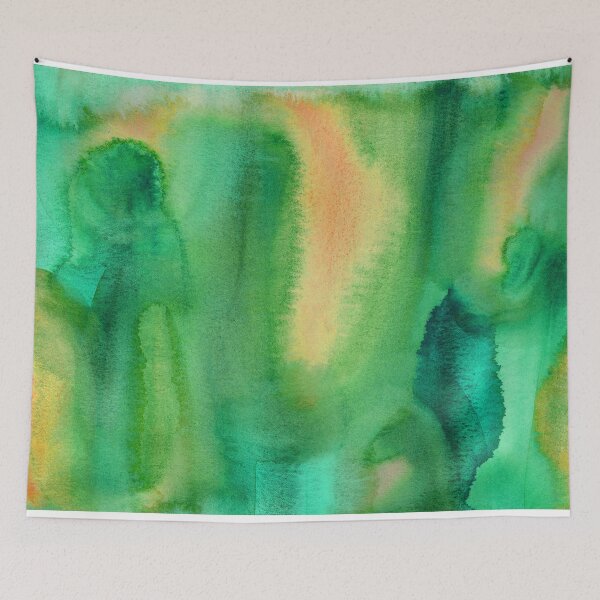 Item preview, Abstract Watercolor: Heatmap Lime designed and sold by JynnDoesArt.
