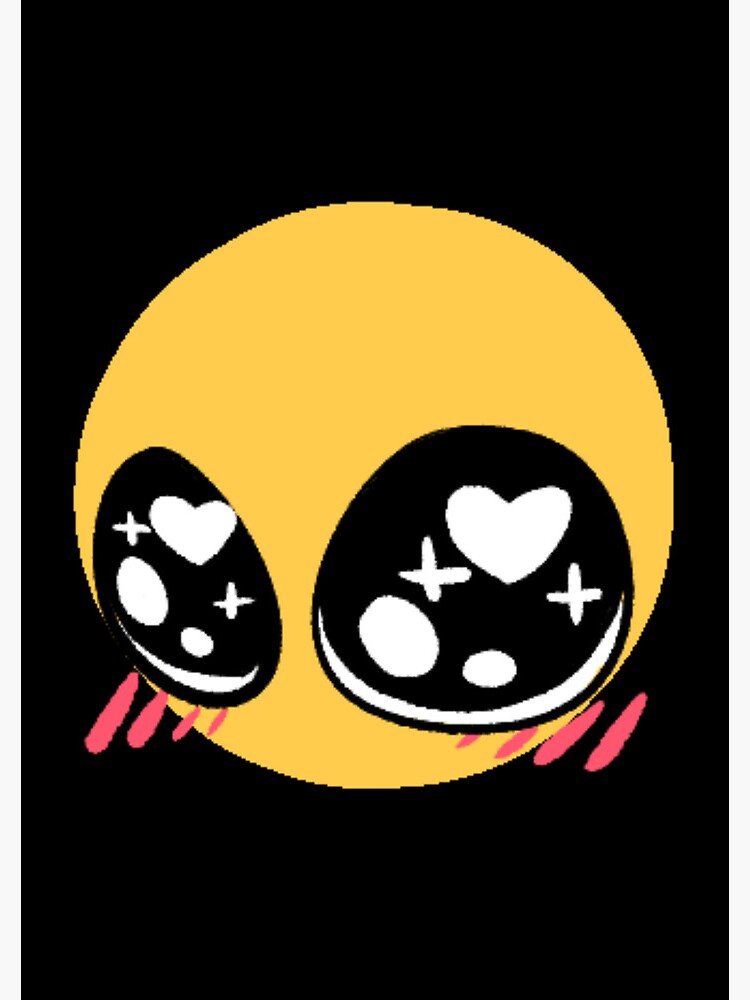 aww shuksss! - adorable cursed emoji Sticker for Sale by Blue Pencil