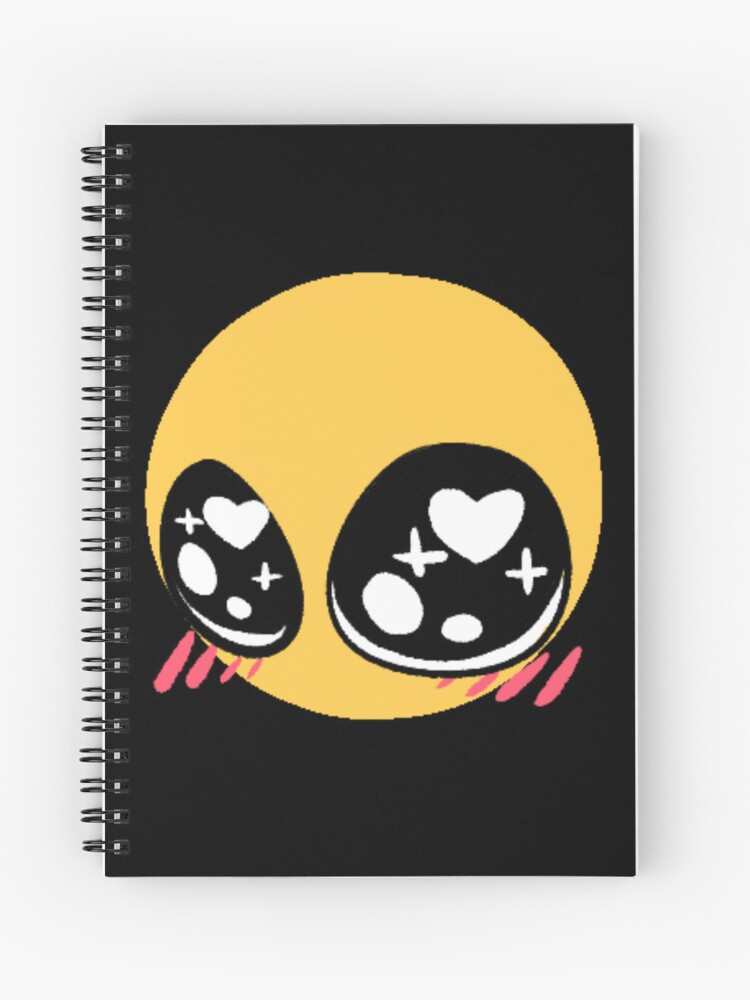 blushhhhh - adorable cursed emoji Spiral Notebook for Sale by