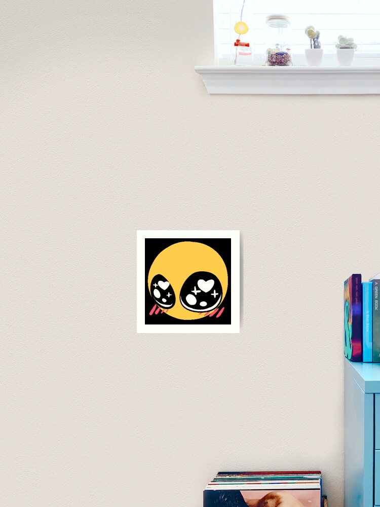Cursed Emoji Crying Wall Art for Sale