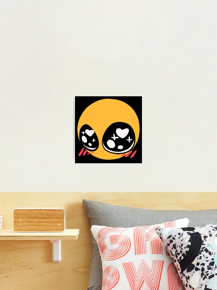 blushhhhh - adorable cursed emoji | Art Board Print