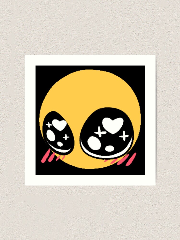 WUV YOU SO MUCH ! - adorable cursed emoji Sticker for Sale by