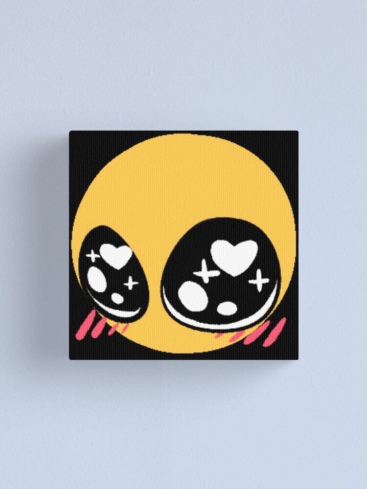 angy love - adorable cursed emoji Art Print for Sale by Blue Pencil