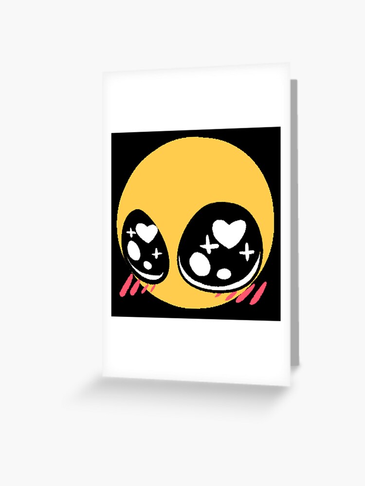 WUV YOU SO MUCH ! - adorable cursed emoji Sticker for Sale by Blue Pencil