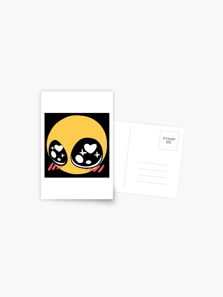 blushhhhh - adorable cursed emoji | Postcard