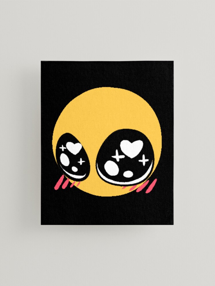 blushhhhh - adorable cursed emoji Spiral Notebook for Sale by