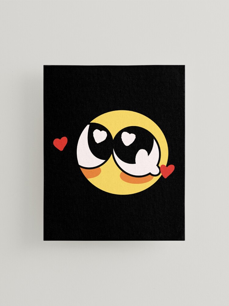 love yaaaaa - adorable cursed emoji | Art Board Print