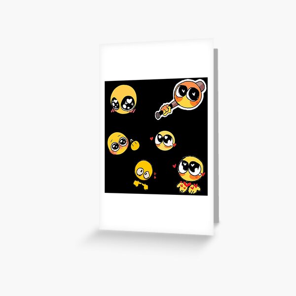 Cursed Stressed Emoji Postcard for Sale by jenmish