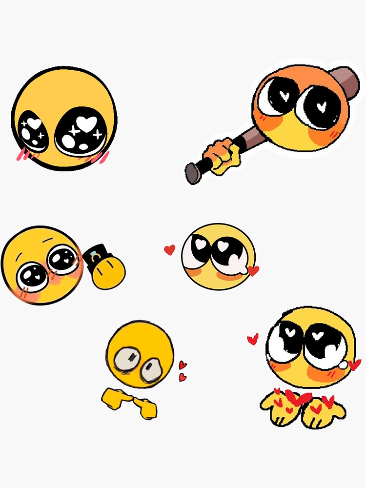 Cursed Emojis Stickers for Sale