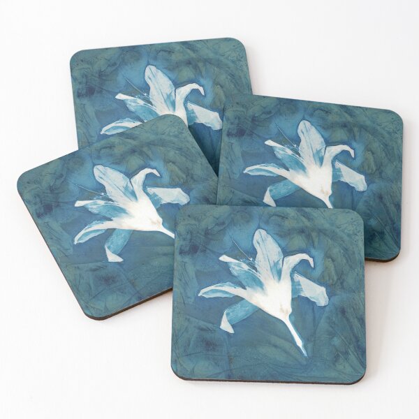 Item preview, Lily Wet Cyanotype designed and sold by leafandberryart.