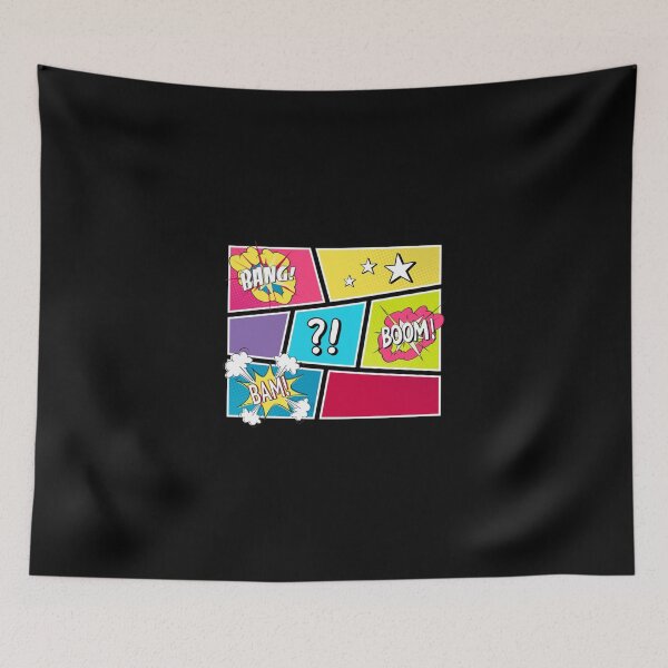 Item preview, Pop Art Comic Mosaic Racerback Tank Top designed and sold by donnielnah.
