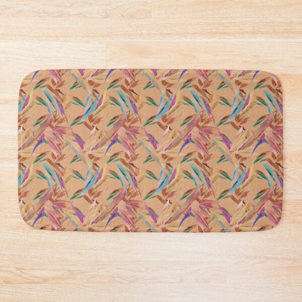 Item preview, Abstract Orange Floral Pattern designed and sold by antevasinart.