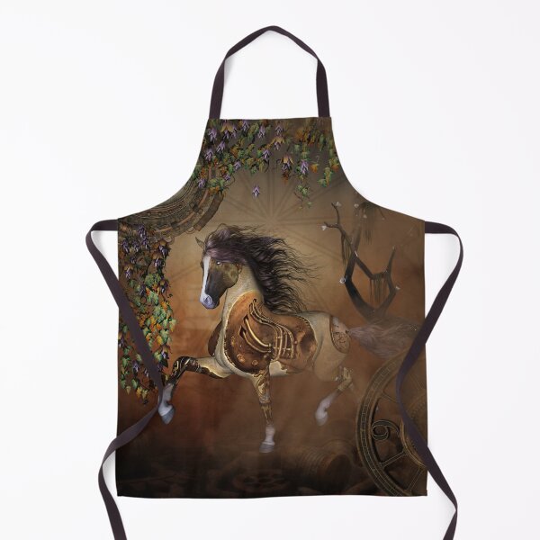 Item preview, Beautiful steampunk horse with cloack and gears designed and sold by nicky2342.