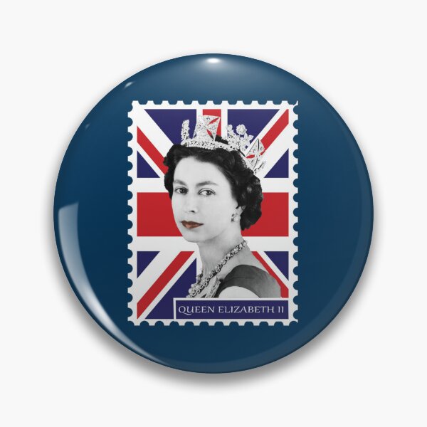 Item preview, Queen Elizabeth II Stamp_ Union Jack   designed and sold by WonderPen.