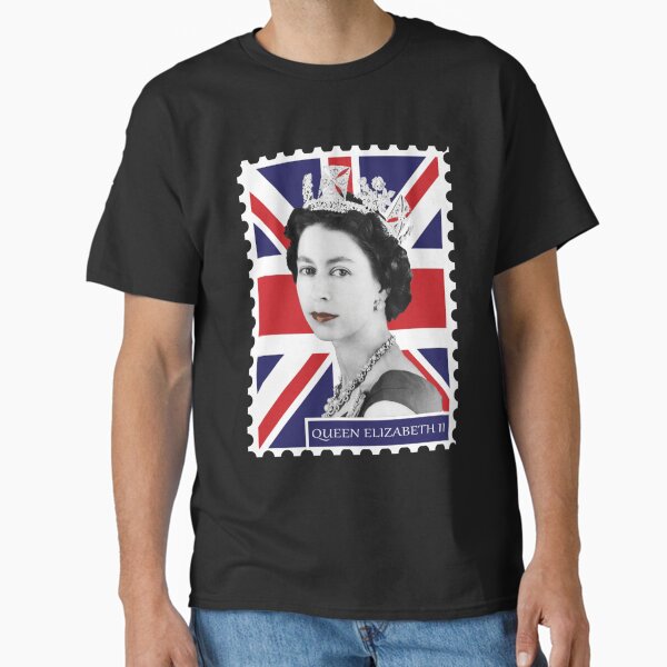 Item preview, Queen Elizabeth II Stamp_ Union Jack   designed and sold by WonderPen.