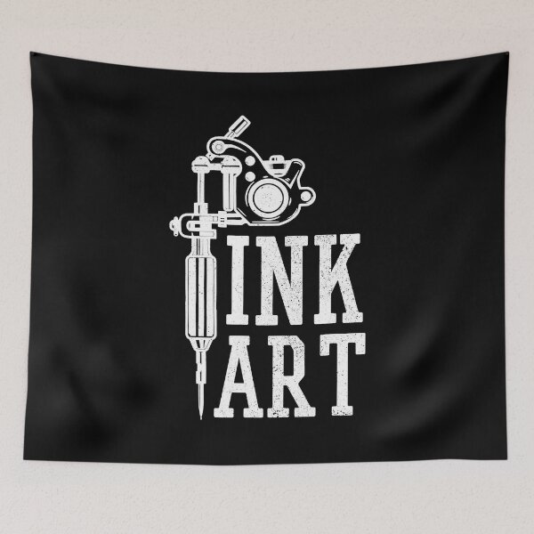 Artikelvorschau, Tätowierer-Tinten-Kunst-Tätowierungs-Gewehr eingefärbtes Vintages Geschenk entworfen und verkauft von GardNewerd.