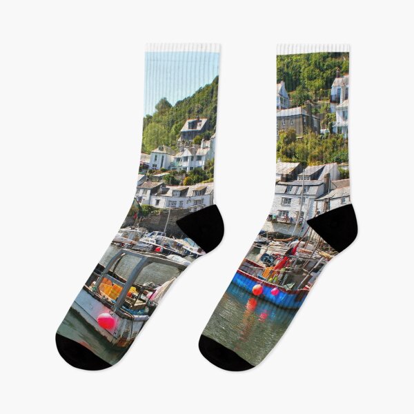 Item preview, Fishing boats, Polperro, Cornwall, England designed and sold by FranWest.