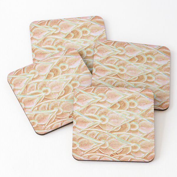 Item preview, Mosaic Abstract Orange Pattern designed and sold by antevasinart.