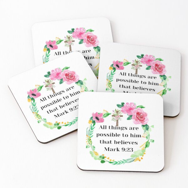 Item preview, Mark 9:23 All things possible designed and sold by PalomaHealing24.
