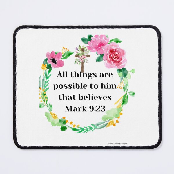 Item preview, Mark 9:23 All things possible designed and sold by PalomaHealing24.