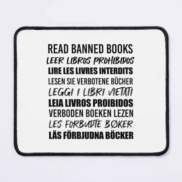 Item preview, Read Banned Books Many Languages English Spanish Polyglot designed and sold by artfulnotebook.