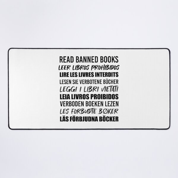 Item preview, Read Banned Books Many Languages English Spanish Polyglot designed and sold by artfulnotebook.