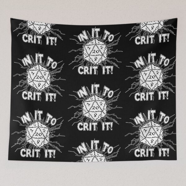 Item preview, In It To Crit It! designed and sold by GrimDork.