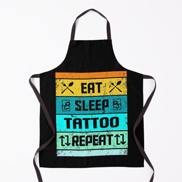 Artikelvorschau, Eat Sleep Tattoo Repeat Tätowierer Tätowierer Liebhaber Lustiger Tätowierer entworfen und verkauft von GardNewerd.