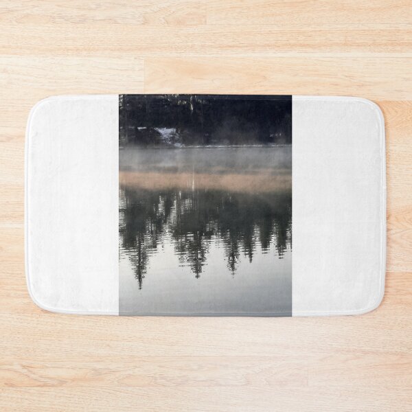 Item preview, misty winter lake designed and sold by barbich.