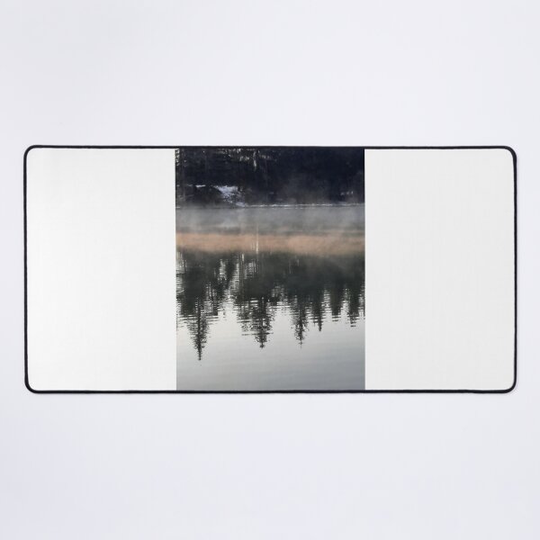 Item preview, misty winter lake designed and sold by barbich.