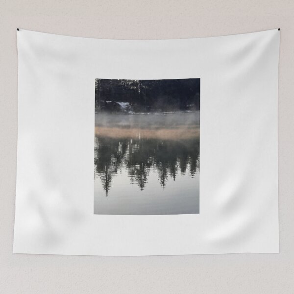 Item preview, misty winter lake designed and sold by barbich.